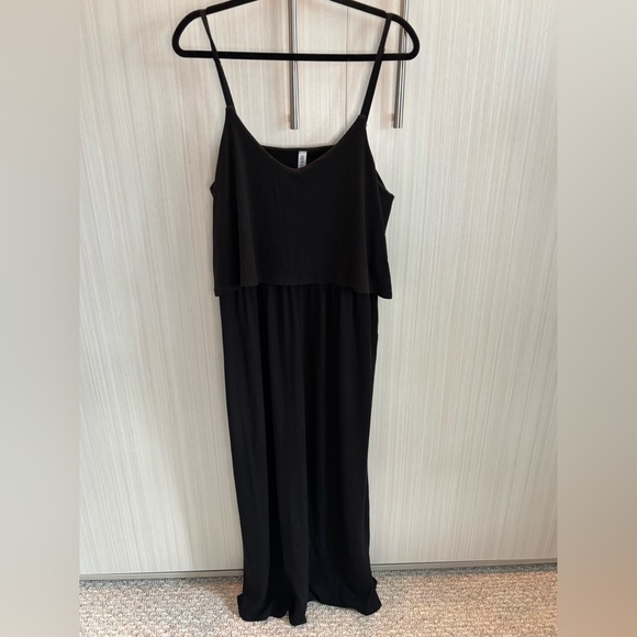 Zenana Black Spaghetti Strap Sleeveless Maxi Dress Size 1X - Picture 3 of 13